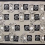 Deutsches Reich, MiNr. 512 (47 x), beidseitig verklebt