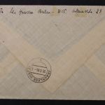 Deutsches Reich, MiNr. 609-616 Satzfrankatur mit R-Brief ab Berlin