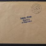 Deutsches Reich, Einschreibe-Brief ab Augsburg