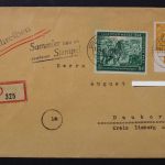 Gem.-Ausgaben MiNr. 927 + 968 auf R - Brief
