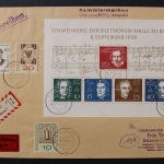 Deutschland (BRD), Block 2 auf R-Brief ab Bonn 1, Eilboten