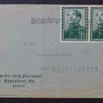 DDR, MiNr. 286 MeF auf Behördenpost
