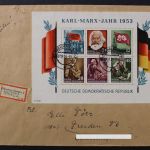 DDR, MiNr. Block 8 A auf R-Brief ab Glauchau