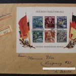 DDR, MiNr. Block 13 auf R-Brief ab Glauchau
