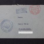 Deutschland (BRD), 5 Belege mit "Gebühr bezahlt" Stempel, 1945-1946