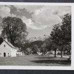 Wickwersdorf über Saalfeld (Saale), Landpoststempel auf Ansichtskarte