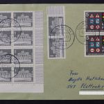 Berlin, Achterblock MiNr. 140 y auf Brief