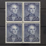 Deutschland (BRD), MiNr. 166 Viererblock, postfrisch