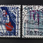 Deutschland (BRD), MiNr. 2322-2323 R, zentrisch Dorstadt, EST