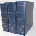 Leuchtturm, OPTIMA G, 3 blaue Ringbinder GIGANT mit Kassetten