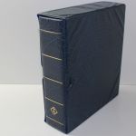 Leuchtturm, OPTIMA G, blauer Ringbinder GIGANT mit Kassette + 50 Kunststoffhüllen