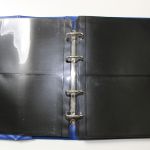 Leuchtturm, OPTIMA G, blauer Ringbinder GIGANT mit Kassette + 50 Kunststoffhüllen