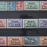 Memel, MiNr. 84-97, postfrisch