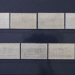 Memel, MiNr. 40-46, Falz