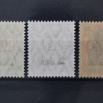 Post in Rumänien, MiNr. 1-3, postfrisch