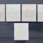Post in Polen, MiNr. 1-5, postfrisch