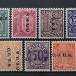 Oberschlesien Dienst, MiNr. 1-7, postfrisch