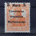 Marienwerder, MiNr. 25, postfrisch