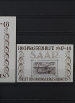 Saarland, MiNr. Block 1 + 2, postfrisch