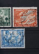 Deutsches Reich, MiNr. 500-505 B, gestempelt