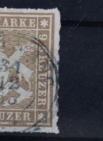 Württemberg, MiNr. 33 b, gestempelt, BPP Signatur