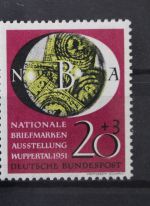 Deutschland (BRD), MiNr. 141-142, Falz
