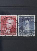 Deutschland, MiNr. 156-159 zentrisch Berlin Charlottenburg, gestempelt