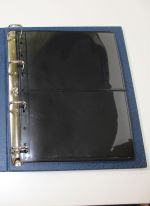 Leuchtturm Vario, 2 blaue Ringbinder mit Kassetten