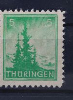 Sowjetische Zone, MiNr. 94 A Y PF II, Paar, postfrisch