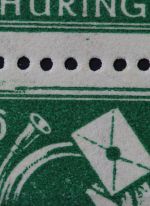 Sowjetische Zone, MiNr. 95 A X PF XIII, Viererblock, postfrisch