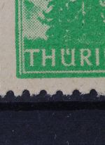 Sowjetische Zone, MiNr. 94 A X PF I, Dreierstreifen, postfrisch