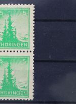 Sowjetische Zone, MiNr. 94 A X PF II, Viererblock, postfrisch