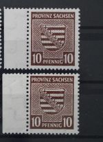 Sowjetische Zone, MiNr. 78 X a+b und 78 Y a+b, postfrisch, BPP Signatur