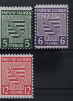 Sowjetische Zone, MiNr. 66-71 X A, postfrisch, BPP Signatur