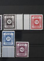 Sowjetische Zone, MiNr. 42-50 D I, postfrisch, BPP Signatur