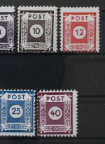 Sowjetische Zone, MiNr. 42-50 D II, postfrisch, BPP Signatur