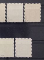 Sowjetische Zone, MiNr. 42-50 D II, postfrisch, BPP Signatur