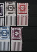 Sowjetische Zone, MiNr. 42-50 D III, postfrisch, BPP Signatur