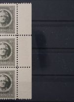 Sowjetische Zone, MiNr. 99 A X PF II, Sechserblock, postfrisch