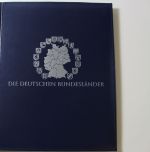 Deutsche Post, 4 blaue Ringbinder mit Kassetten, verschied. Aufdrucke