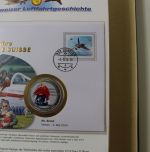 Motivsammlung "Schweizer Luftfahrtsgeschichte" in 3 Vordruckalben
