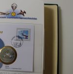 Motivsammlung "Schweizer Luftfahrtsgeschichte" in 3 Vordruckalben