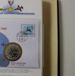 Motivsammlung "Schweizer Luftfahrtsgeschichte" in 3 Vordruckalben