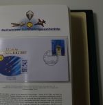 Motivsammlung "Schweizer Luftfahrtsgeschichte" in 3 Vordruckalben