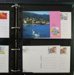 Schweiz Ganzsachen Sammlung, über 270 Stück