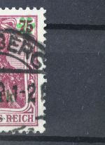 Deutsches Reich, MiNr. 156 II, gestempelt, geprüft Infla