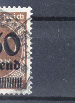 Deutsches Reich, MiNr. 294, gestempelt, geprüft Infla