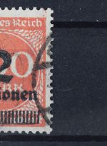 Deutsches Reich, MiNr. 309 W b, gestempelt, geprüft Infla