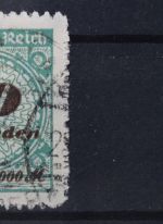 Deutsches Reich, MiNr. 329 B, gestempelt, geprüft Infla