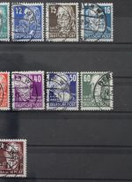 Sowjetische Zone, MiNr. 212-227, gestempelt